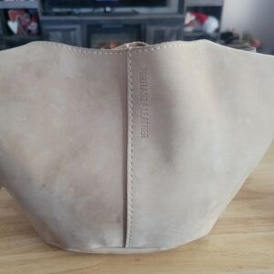 Portland Leather Women's Tan Cosmetic Bag